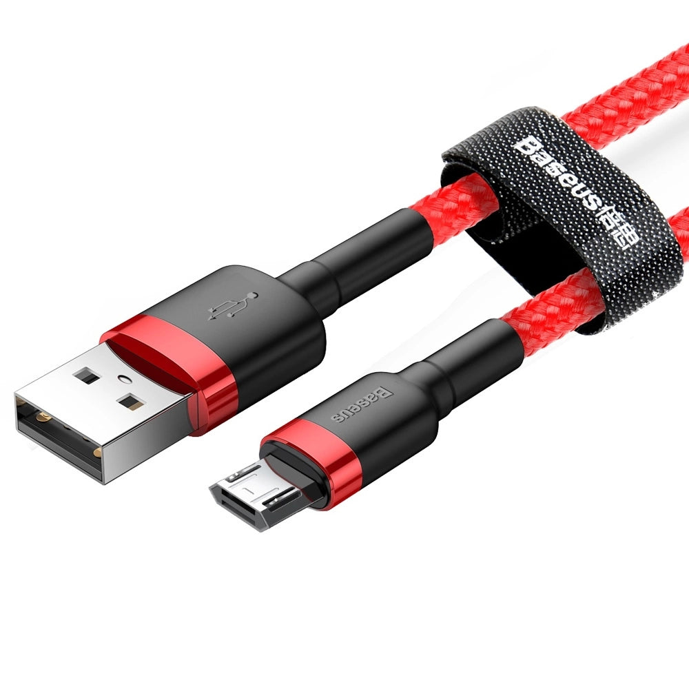 Baseus Cafule Kabel CAMKLF-C09 USB-A / Micro USB 1,5A 2 m - rot