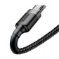 Baseus Cafule Kabel CAMKLF-CG1 USB-A / Micro USB 1,5A 2 m - schwarz-grau