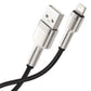Baseus Cafule Series Metal Data USB-A / Lightning 2,4A Kabel 1m - schwarz