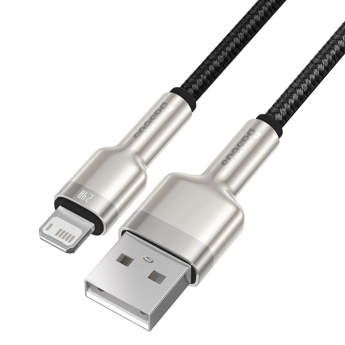 Baseus Cafule Series Metal Data USB-A / Lightning 2,4A Kabel 1m - schwarz