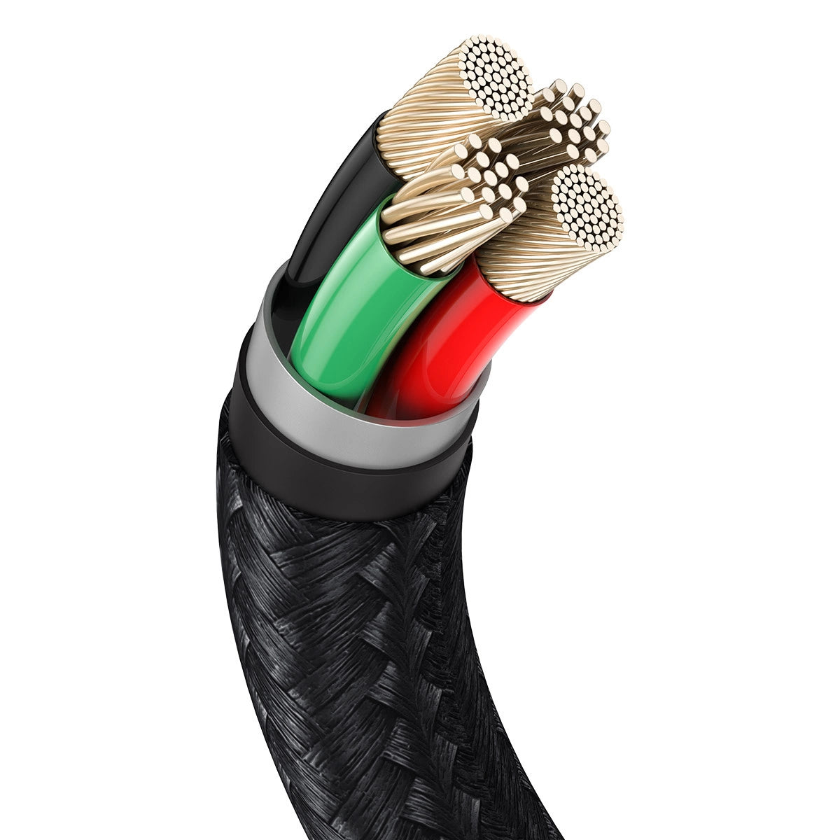 Baseus Cafule Series Metal Data USB-A / Lightning 2,4A Kabel 1m - schwarz