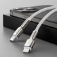 Baseus Cafule Series Metal Data USB-C / Lightning 20W PD-Kabel 1 m - Weiß