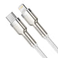 Baseus Cafule Series Metal Data USB-C / Lightning 20W PD-Kabel 1 m - Weiß