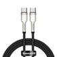 Baseus Cafule Series Metal Data USB-C / USB-C PD QC SCP 100W 5A 1 m Kabel - Schwarz