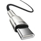 Baseus Cafule Series Metal Data USB-C / USB-C PD QC SCP 100W 5A 1 m Kabel - Schwarz