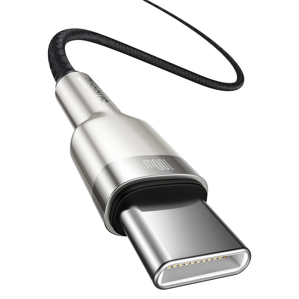Baseus Cafule Series Metal Data USB-C / USB-C PD QC SCP 100W 5A 2 m Kabel - Schwarz