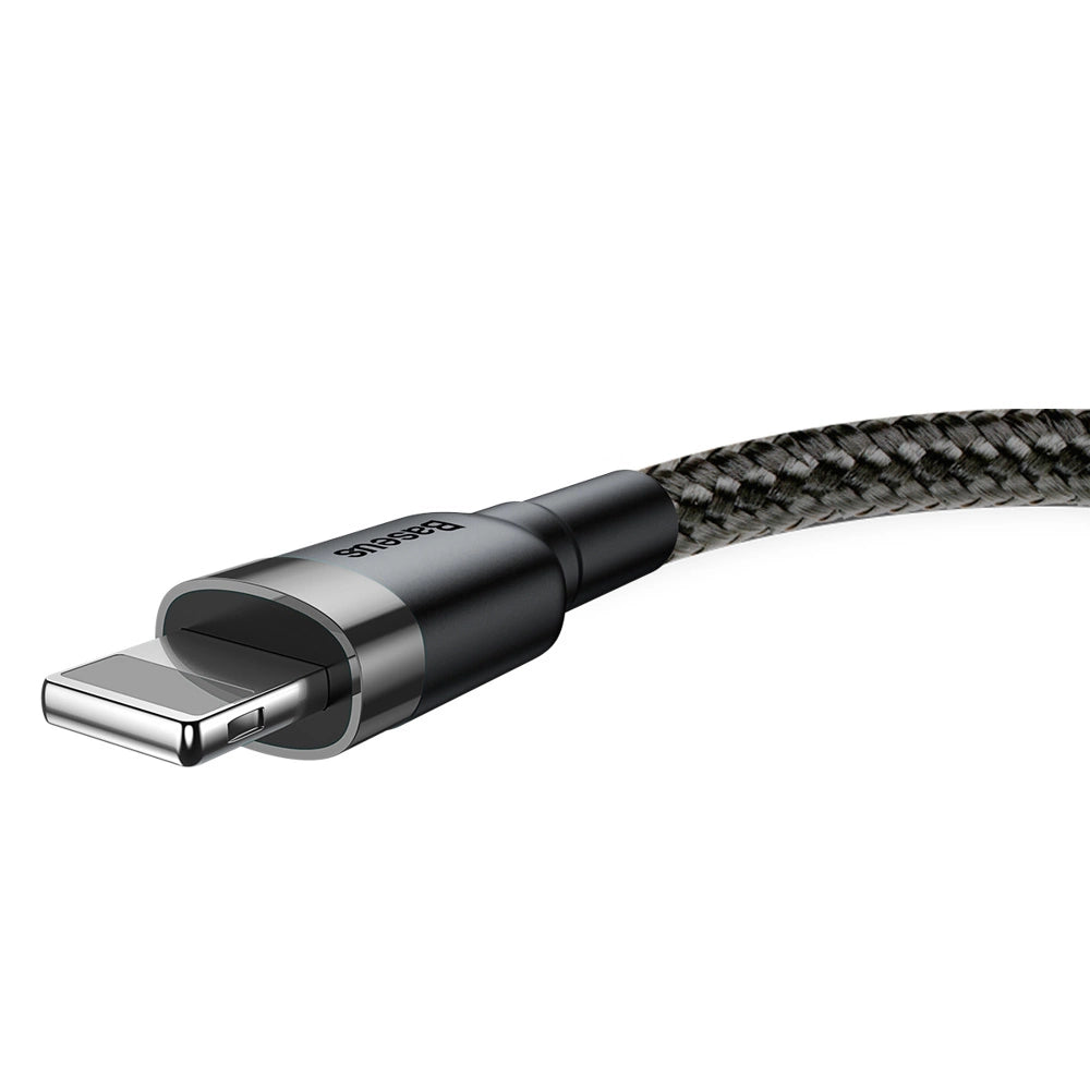 Baseus Cafule USB-A / Lightning 1,5A QC 3.0 Kabel 2 m - Schwarz