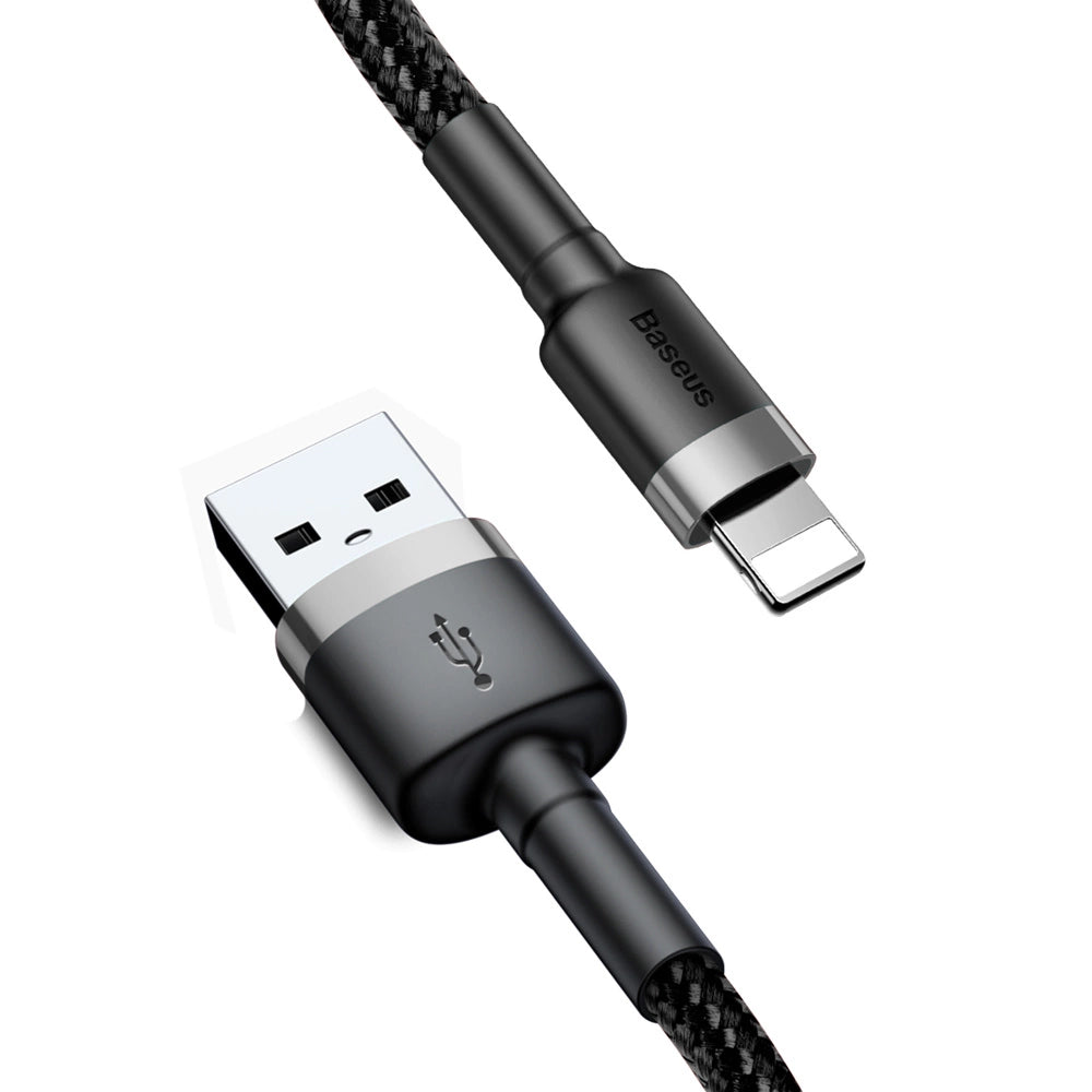 Baseus Cafule USB-A / Lightning 1,5A QC 3.0 Kabel 2 m - Schwarz