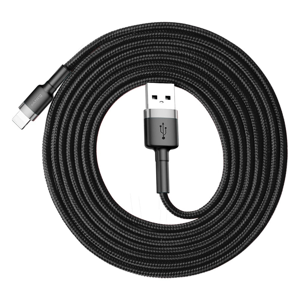 Baseus Cafule USB-A / Lightning 1,5A QC 3.0 Kabel 2 m - Schwarz