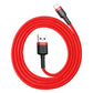 Baseus Cafule USB-A / Lightning 2.4A QC 3.0 Kabel 1 m - rot