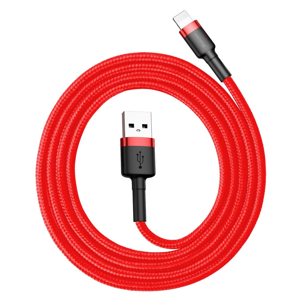Baseus Cafule USB-A / Lightning 2.4A QC 3.0 Kabel 1 m - rot