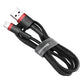 Baseus Cafule USB-A / Lightning 2A QC 3.0 Kabel 3 m - Schwarz und Rot