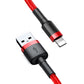Baseus Cafule USB-A / Lightning 2A QC 3.0 Kabel 3 m - rot