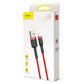 Baseus Cafule USB-A / Lightning 2A QC 3.0 Kabel 3 m - rot