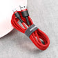 Baseus Cafule USB-A / USB-C QC 3.0 3A 0,5 m Kabel - rot