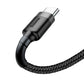 Baseus Cafule USB-A / USB-C QC 3.0 3A Kabel 1 m - Schwarz-Grau