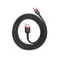 Baseus Cafule USB-A / USB-C QC 3.0 3A Kabel 1 m - Schwarz und Rot