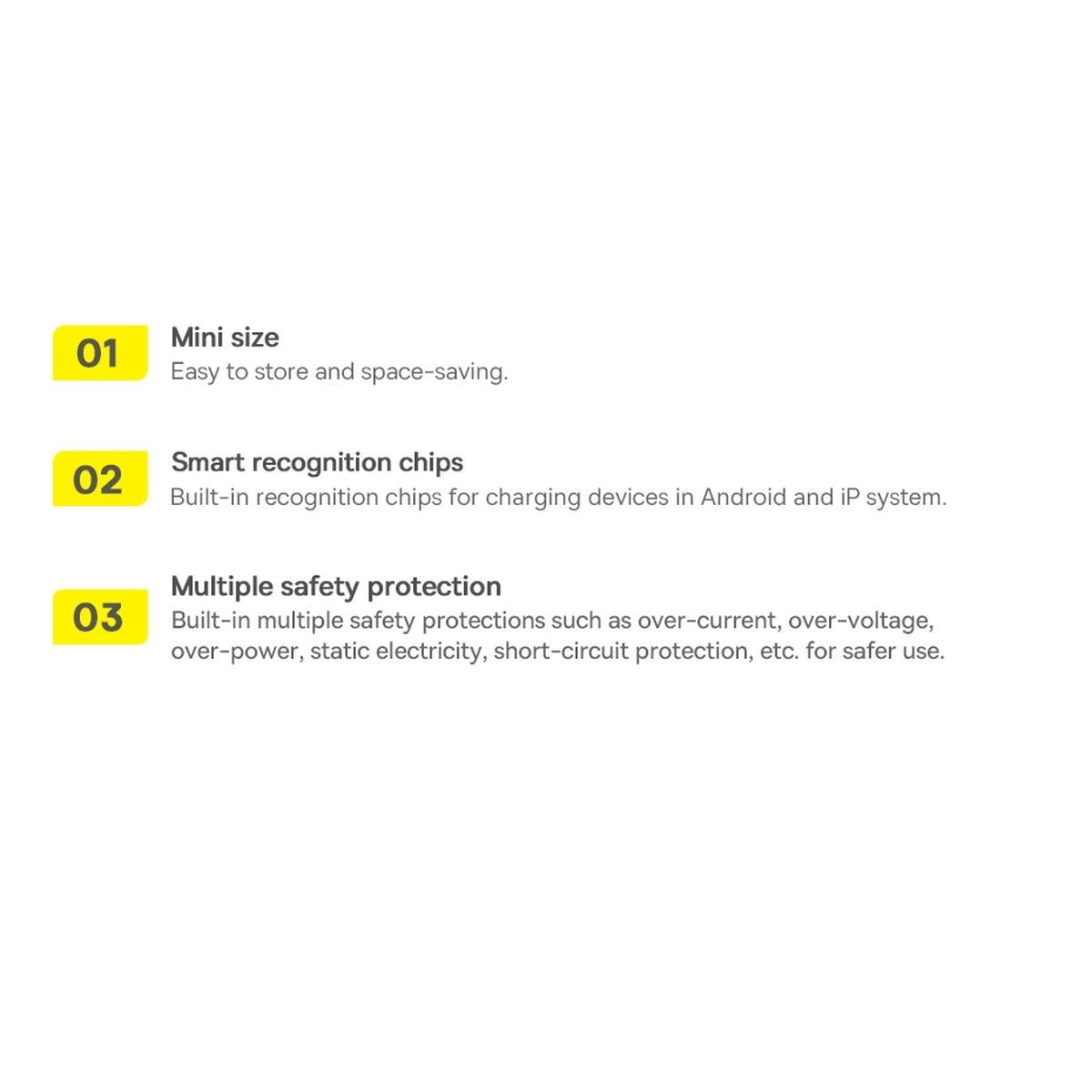 Baseus Compact Ladegerät 3x USB 17W schwarz (CCXJ020101)