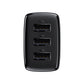 Baseus Compact Ladegerät 3x USB 17W schwarz (CCXJ020101)
