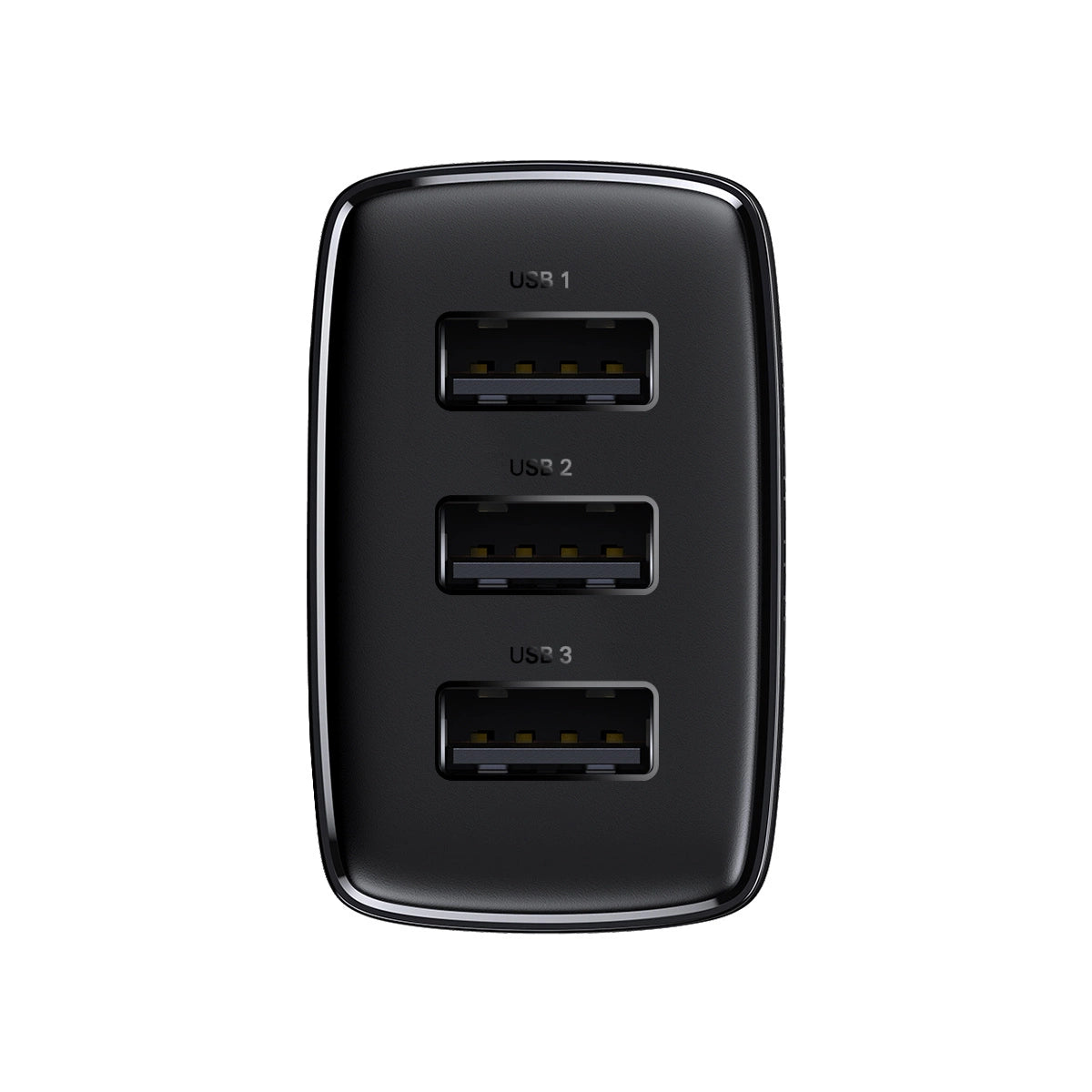 Baseus Compact Ladegerät 3x USB 17W schwarz (CCXJ020101)