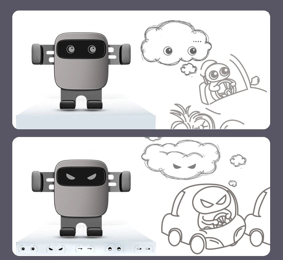 Baseus Cube SUYL-FK01 Schwerkrafthalterung für ein 4,7-6,6-Zoll-Telefon für ein Auto am Lüftungsschlitz – Schwarz