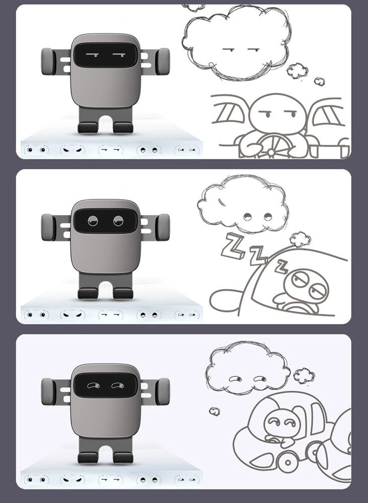 Baseus Cube SUYL-FK01 Schwerkrafthalterung für ein 4,7-6,6-Zoll-Telefon für ein Auto am Lüftungsschlitz – Schwarz