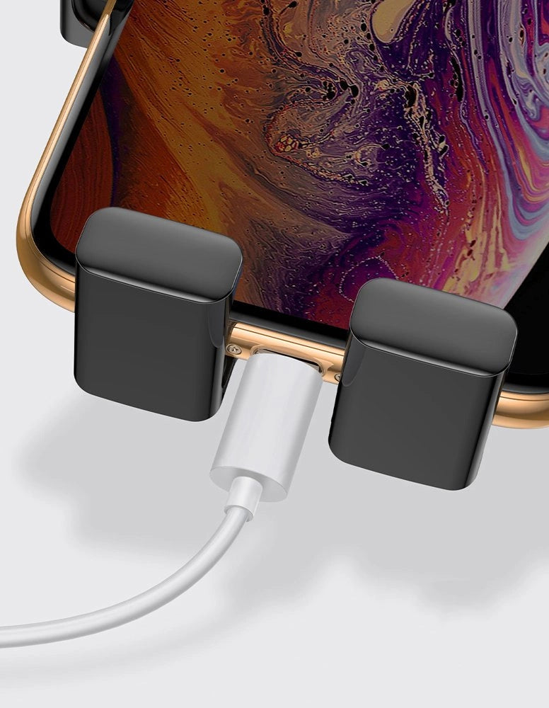 Baseus Cube SUYL-FK01 Schwerkrafthalterung für ein 4,7-6,6-Zoll-Telefon für ein Auto am Lüftungsschlitz – Schwarz