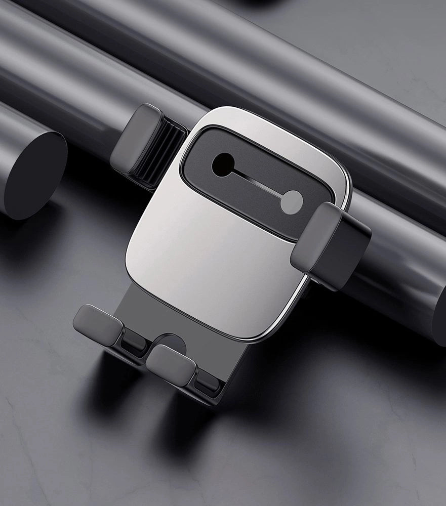 Baseus Cube SUYL-FK01 Schwerkrafthalterung für ein 4,7-6,6-Zoll-Telefon für ein Auto am Lüftungsschlitz – Schwarz