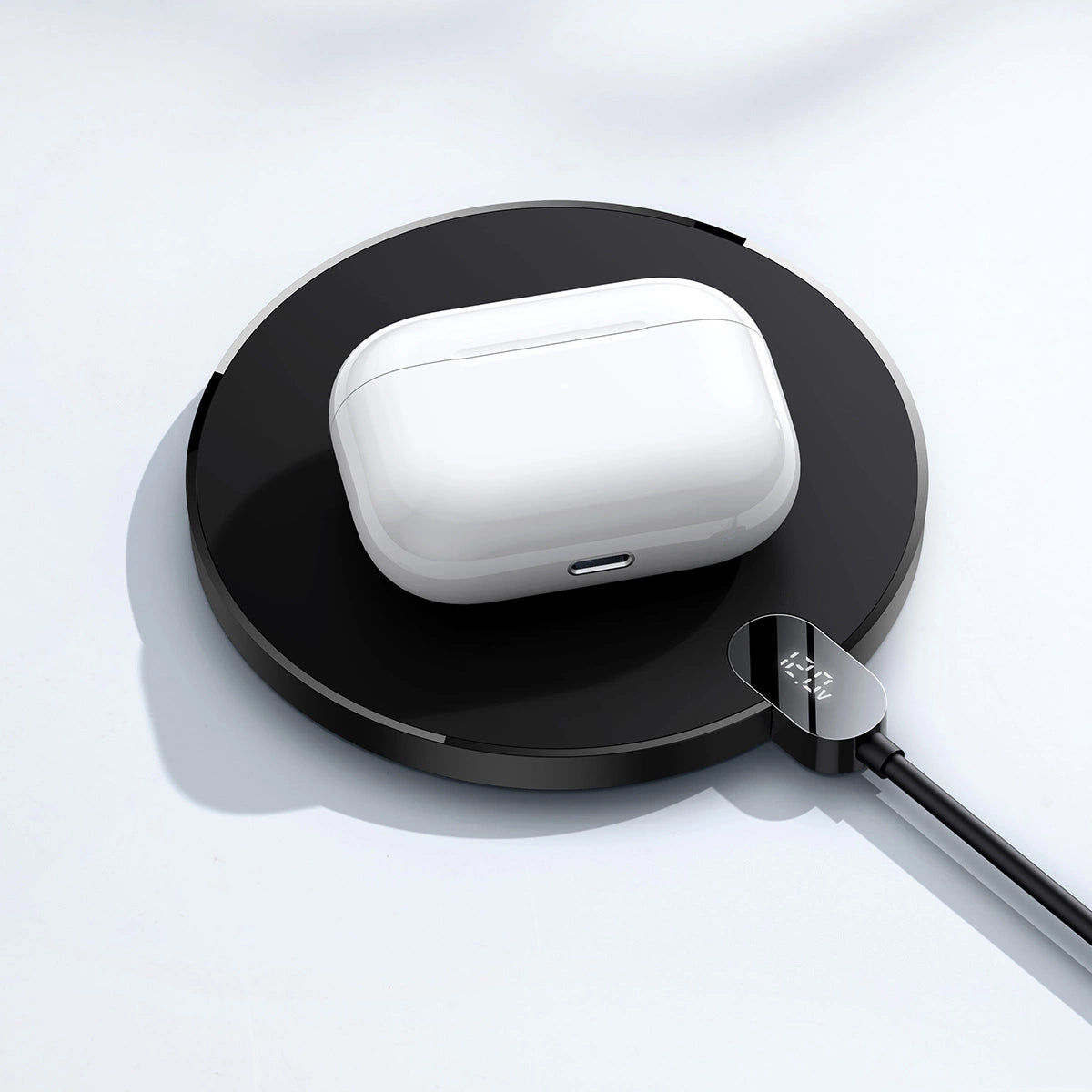 Baseus Digital LED Display Gen 2 BS-W526 induktives Ladegerät 15W - Schwarz