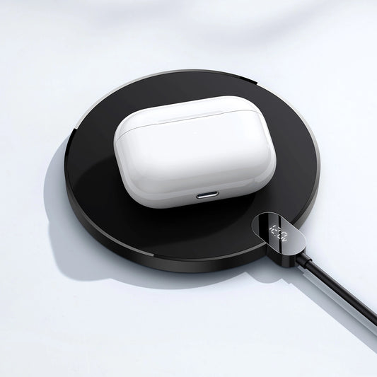 Baseus Digital LED Display Gen 2 BS-W526 induktives Ladegerät 15W - Schwarz
