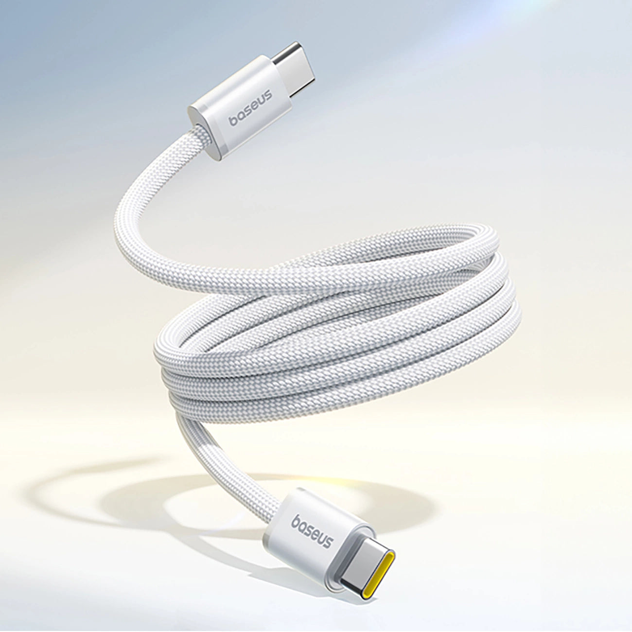Baseus Dynamic 4 Pro 100W USB-C - USB-C Magnetkabel 1m - Weiß