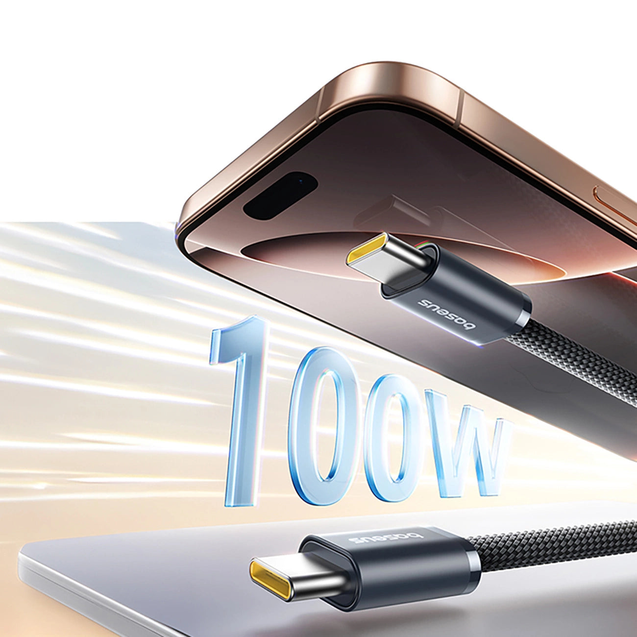 Baseus Dynamic 4 Pro Fast USB-C Kabel - USB-C 100W 1m - Schwarz