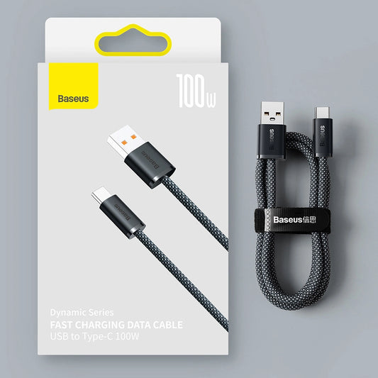Baseus Dynamic Series USB - USB Typ C Kabel 100W 2m weiß (CALD000702)