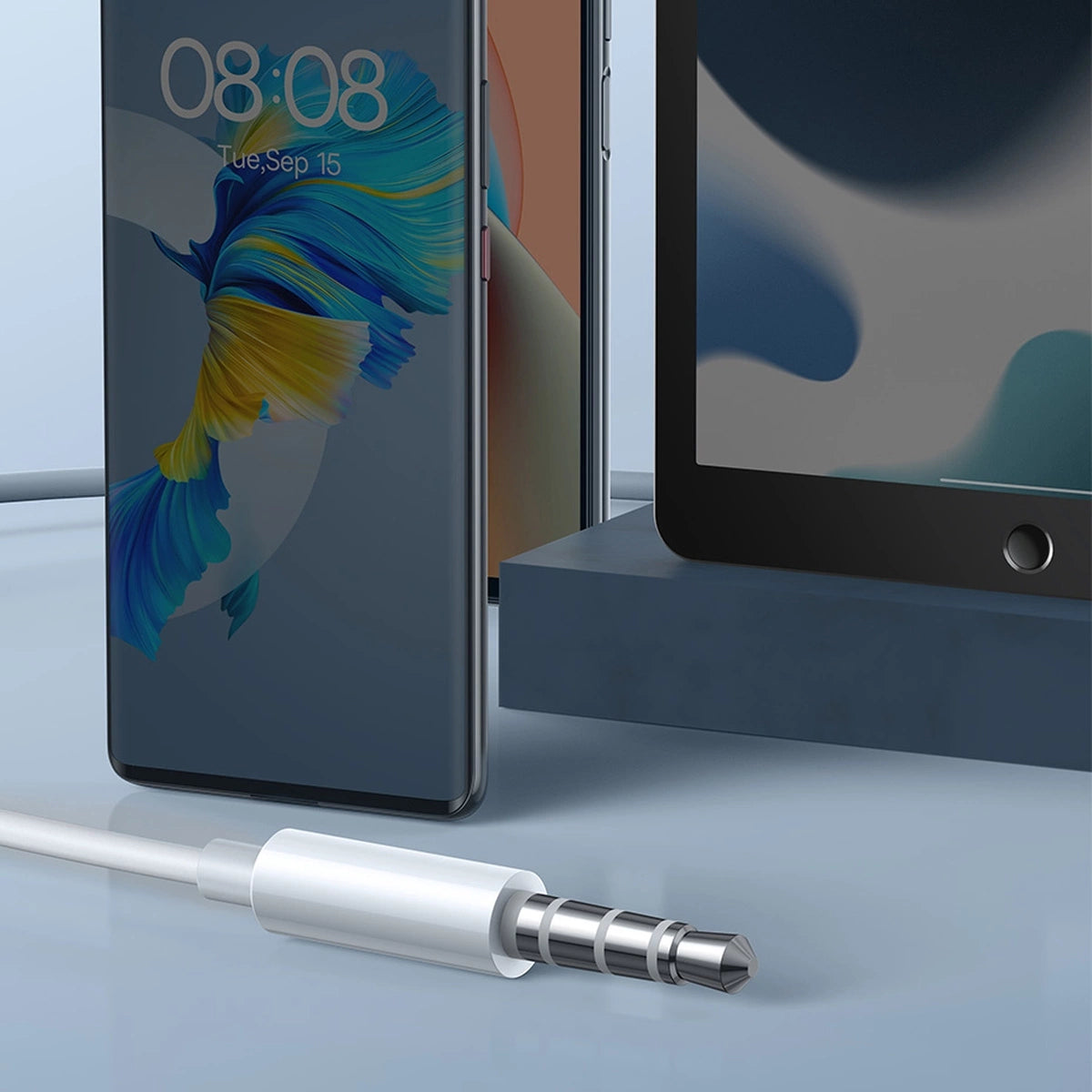 Baseus Encok H17 3,5-mm-Kopfhörer mit Miniklinke, weiß (NGCR020002)