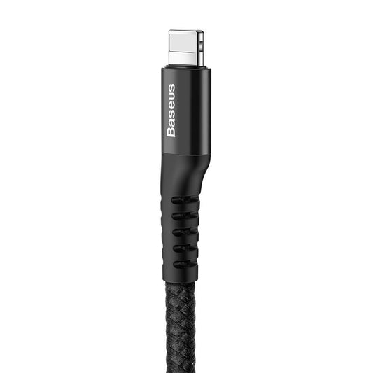 Baseus Fish Eye Feder USB-A / Lightning 2A Kabel 1m - schwarz