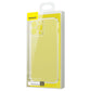 Baseus Frosted Glass Case Cover für iPhone 13 Pro Max Hardcover mit Gelrahmen Transparent (ARWS000202)