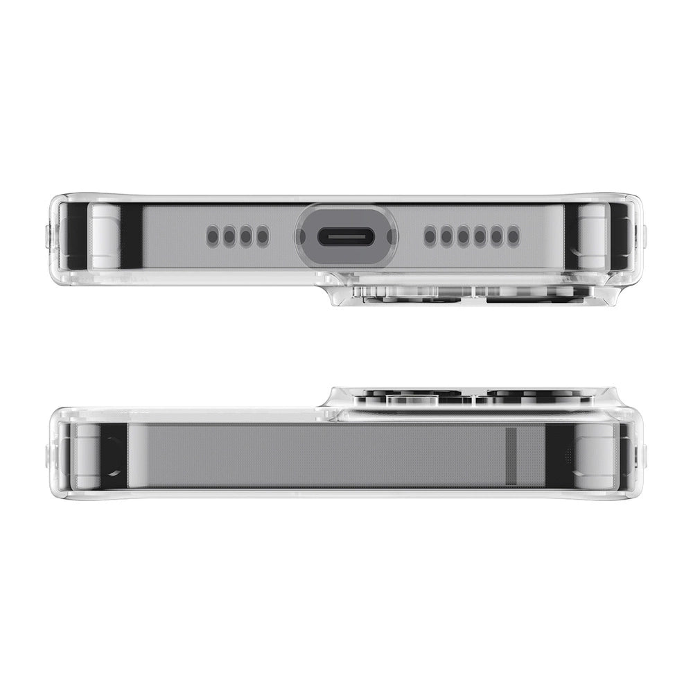 Baseus Frosted Glass Case Cover für iPhone 13 Pro Max Hardcover mit Gelrahmen Transparent (ARWS000202)