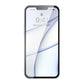 Baseus Frosted Glass Case Cover für iPhone 13 Pro Max Hardcover mit Gelrahmen Transparent (ARWS000202)