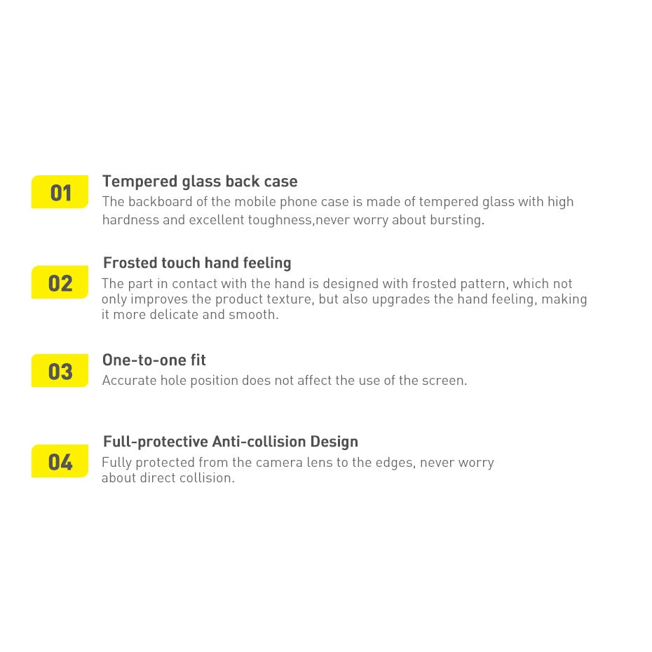 Baseus Frosted Glass Case Cover für iPhone 13 Pro Max Hardcover mit Gelrahmen Transparent (ARWS000802)