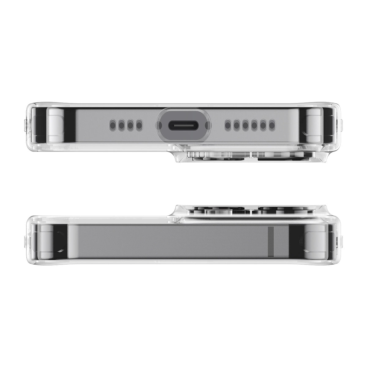 Baseus Frosted Glass Case Cover für iPhone 13 Pro Max Hardcover mit Gelrahmen Transparent (ARWS000802)