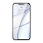 Baseus Frosted Glass Case Cover für iPhone 13 Pro Max Hardcover mit Gelrahmen Transparent (ARWS000802)