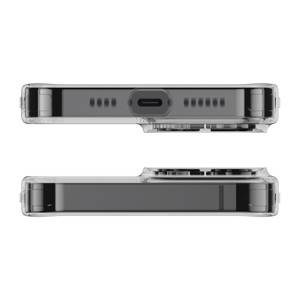 Baseus Frosted Glass Case Cover für iPhone 13 Pro Max Hardcover mit Gelrahmen schwarz (ARWS001101)