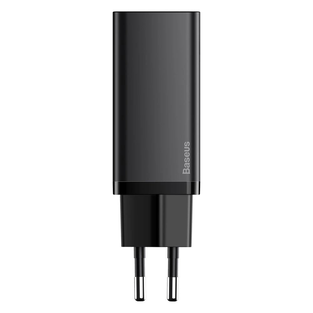 Baseus GaN2 Lite Fast 65W USB / USB Type C Quick Charge 3.0 Power Delivery (Galliumnitrid) Schwarz (CCGAN2L-B01)