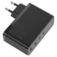 Baseus GaN2 Pro Schnellladegerät 100W USB / USB Typ C Quick Charge 4+ Power Delivery Schwarz (CCGAN2P-L01)