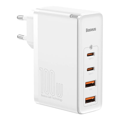 Baseus GaN2 Pro Schnellladegerät 100W USB / USB Typ C Quick Charge 4+ Power Delivery weiß (CCGAN2P-L02)