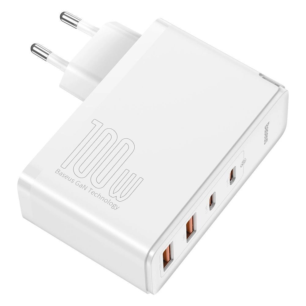 Baseus GaN2 Pro Schnellladegerät 100W USB / USB Typ C Quick Charge 4+ Power Delivery weiß (CCGAN2P-L02)