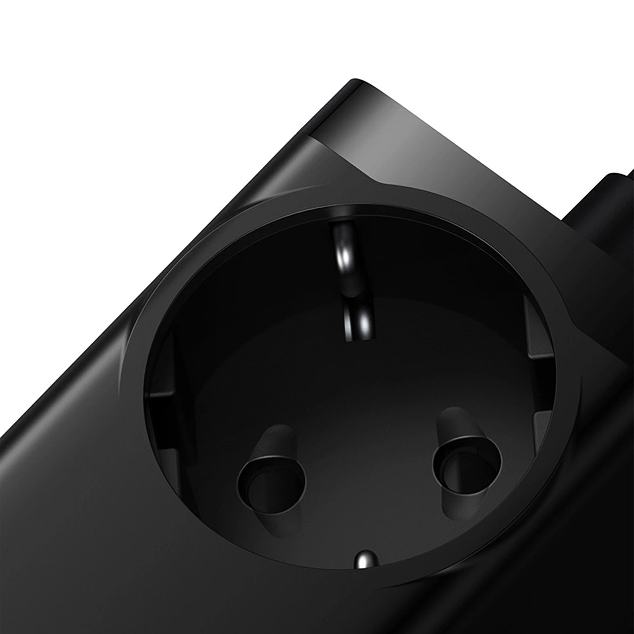 Baseus GaN3 Pro 65W EU Ladestation + 2 x USB-C + 2 x USB-A mit Baseus Xiaobai USB-C 100W 1m Kabel - Schwarz