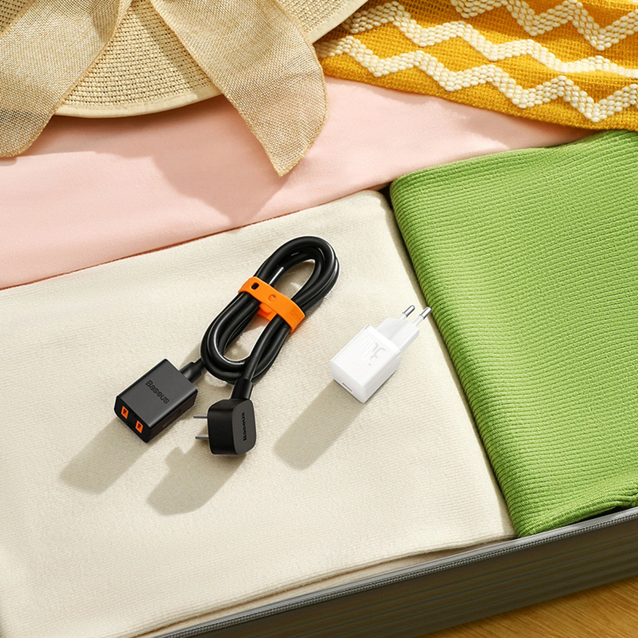 Baseus GaN5 30W USB-C Mini-Wandladegerät - Weiß