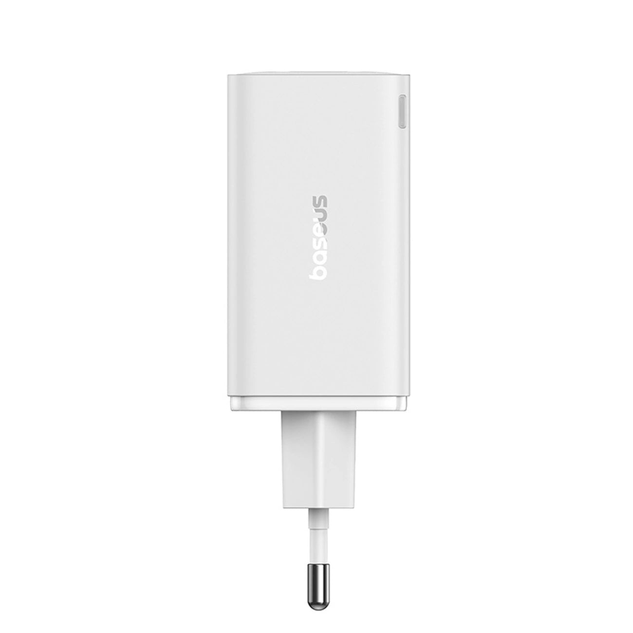 Baseus GaN6 Pro Ladegerät 65W 2 x USB-C 2 x USB-A mit schwarzem USB-C-Kabel 100W 1m - Weiß