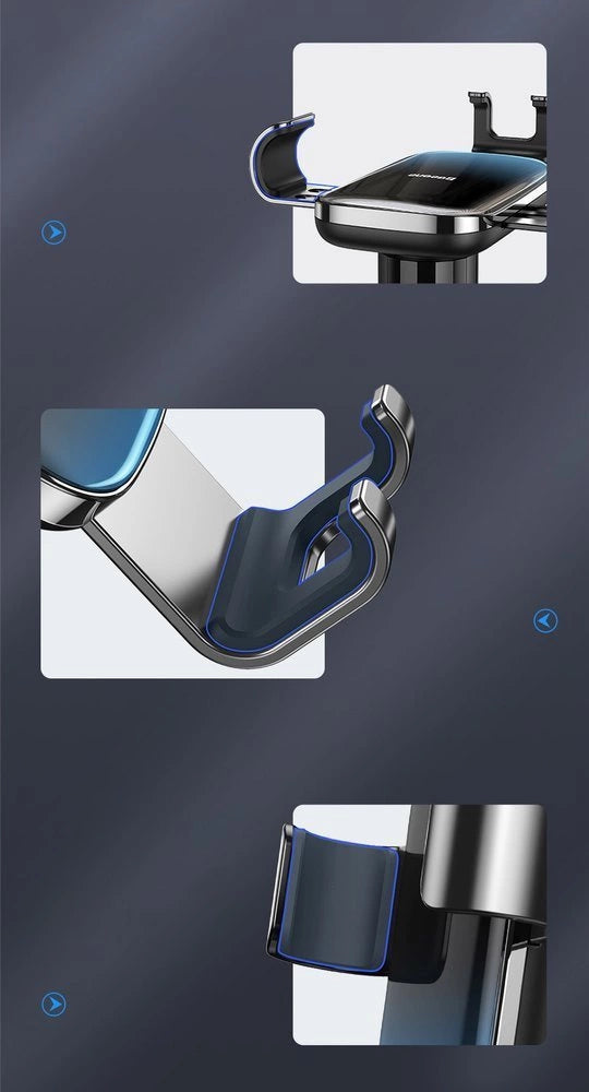 Baseus Glaze Gravity Holder Auto Halter Ständer Auto Lüftung schwarz (SUYL-LG01)